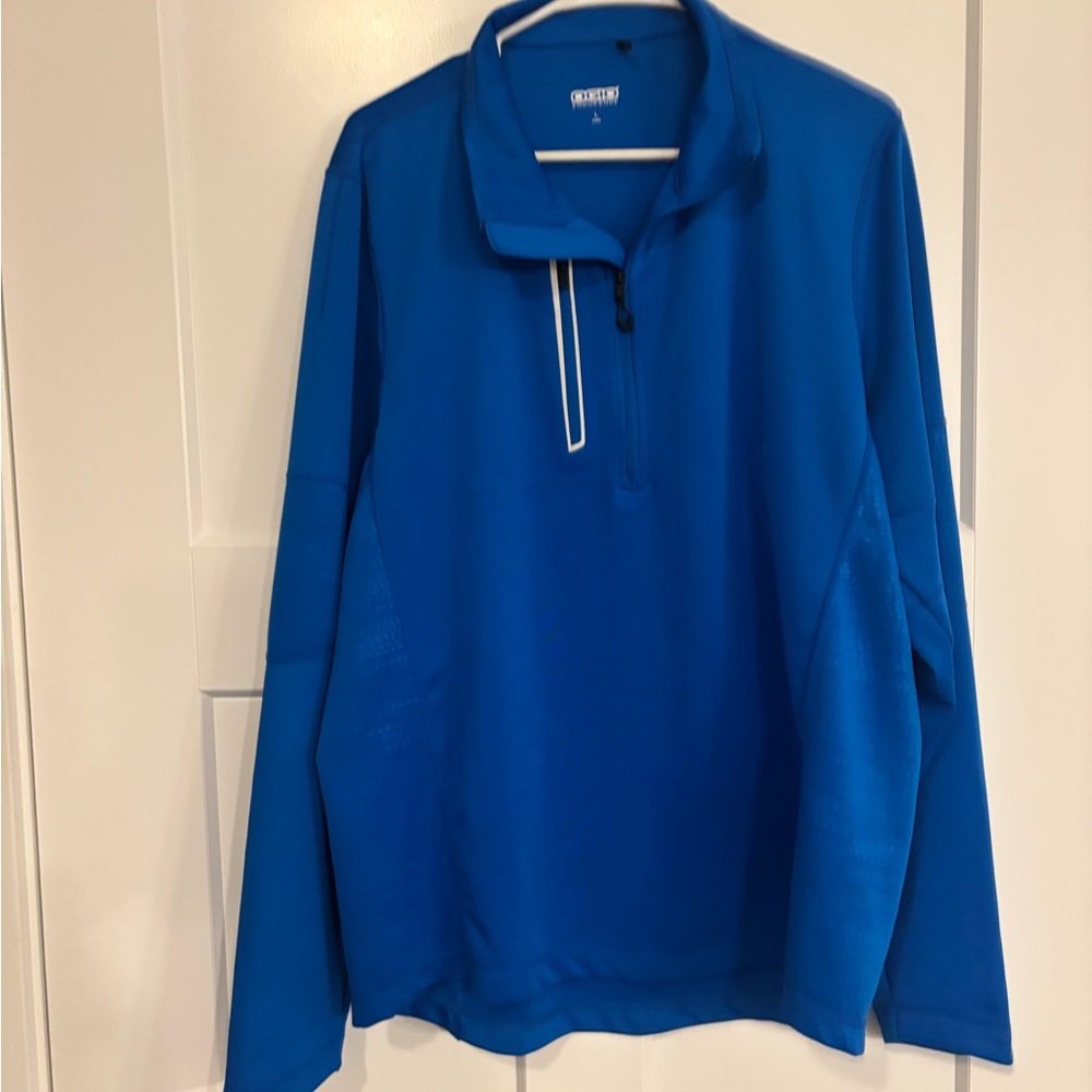 OGIO JACKET QUARTER ZIP ENDURANCE LINE 
MEN SIZE LARGE  DEEP BLUE